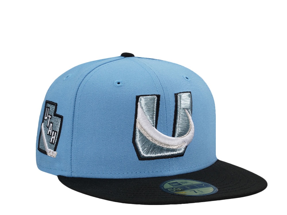 New Era Utah Mammoth Sky Blue Two Tone Edition 59Fifty Fitted Gorra