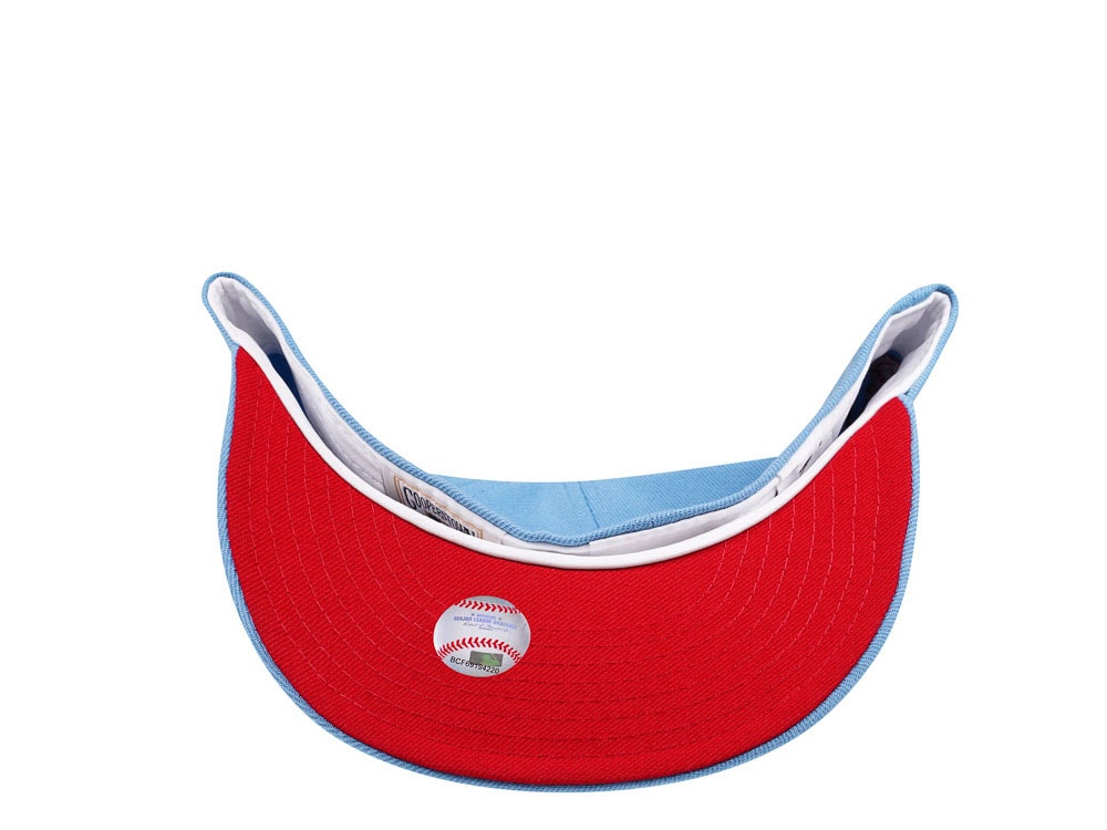 New Era St. Louis Cardinals World Series Champions 2011 Sky Blue and Red Edition 59Fifty Fitted Gorra
