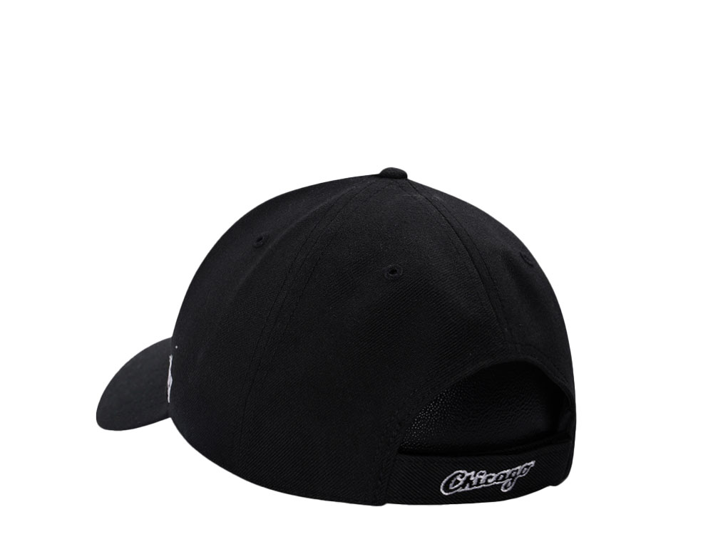 47Brand Chicago White Sox Black MVP Strapback Gorra
