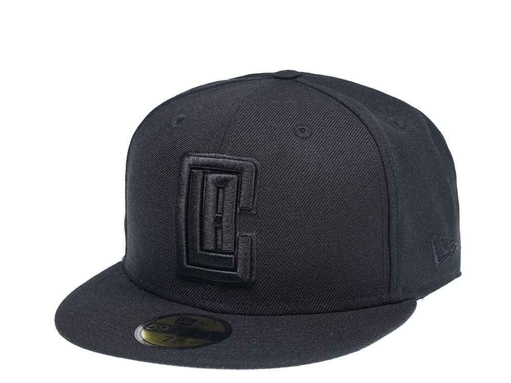 New Era Los Angeles Clippers Black on Black Edition 59Fifty Fitted Gorra