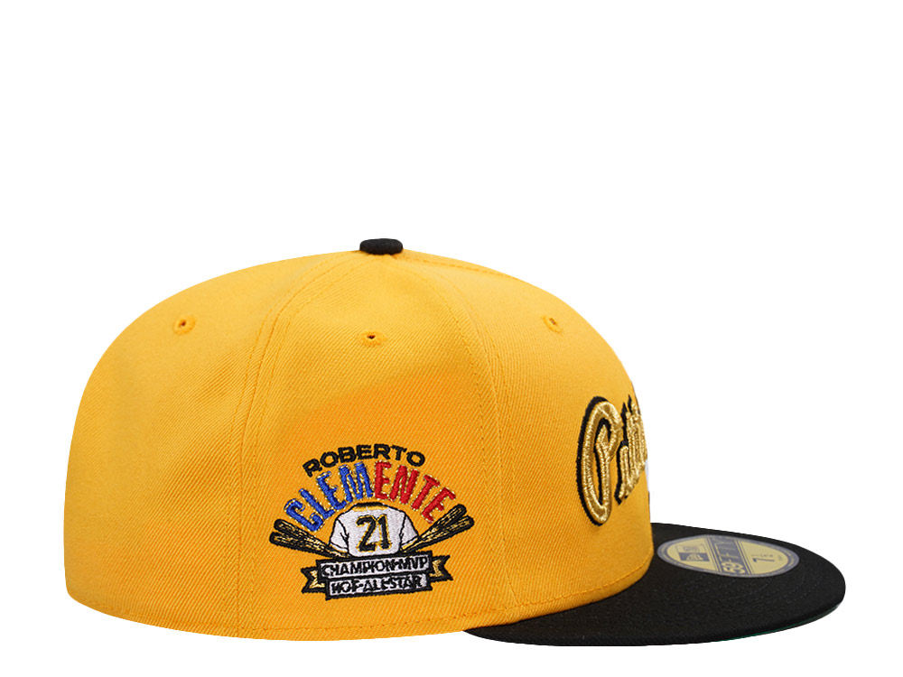 New Era Pittsburgh Pirates Roberto Clemente Gold Two Tone Edition 59Fifty Fitted Gorra