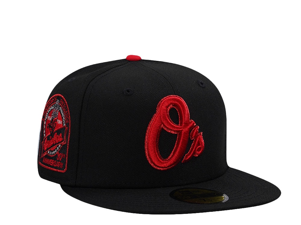 New Era Baltimore Orioles 30th Anniversary Black Prime Edition 59Fifty Fitted Gorra