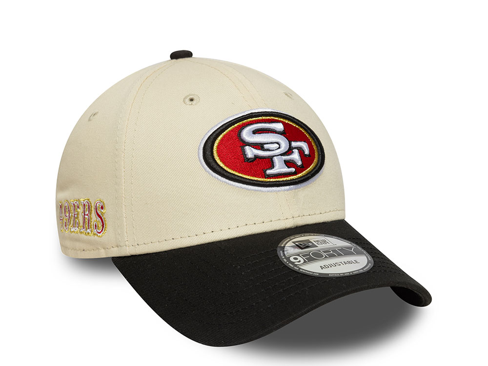 New Era San Francisco 49ers Logo Two Tone Edition 9Forty Strapback Gorra