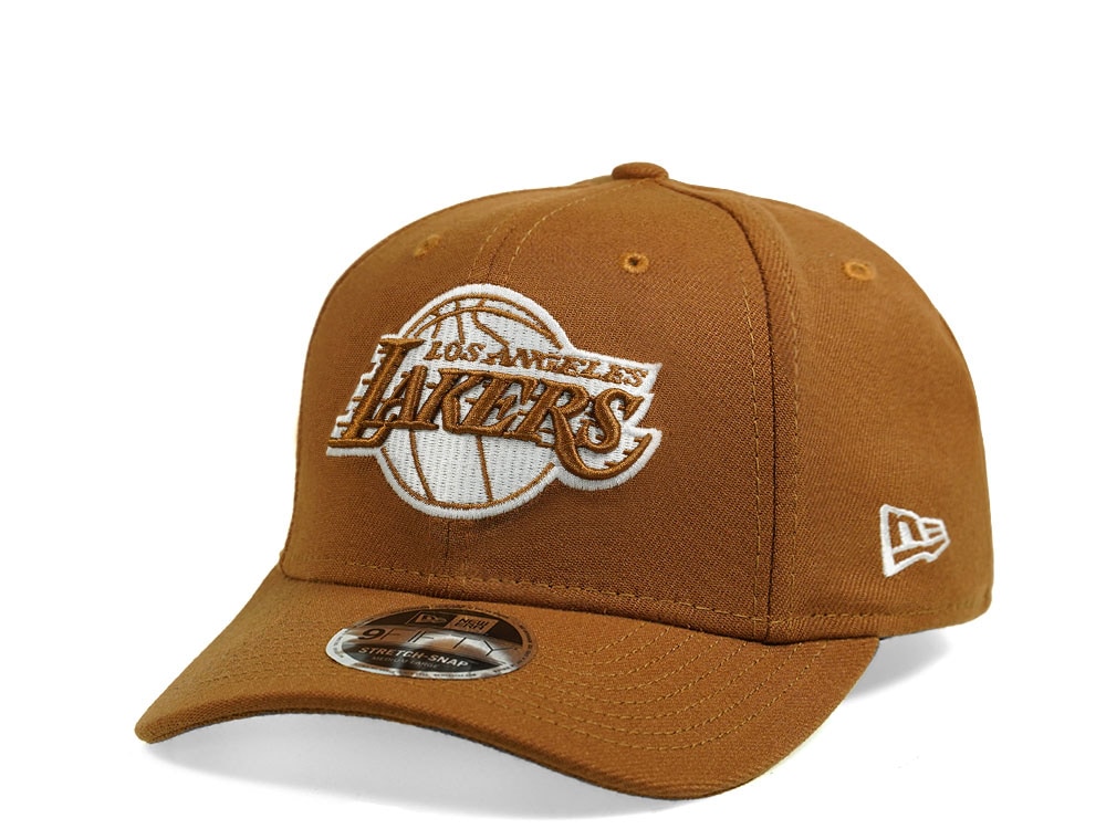 New Era Los Angeles Lakers Toasted Peanut Edition 9Fifty Stretch Snapback Gorra