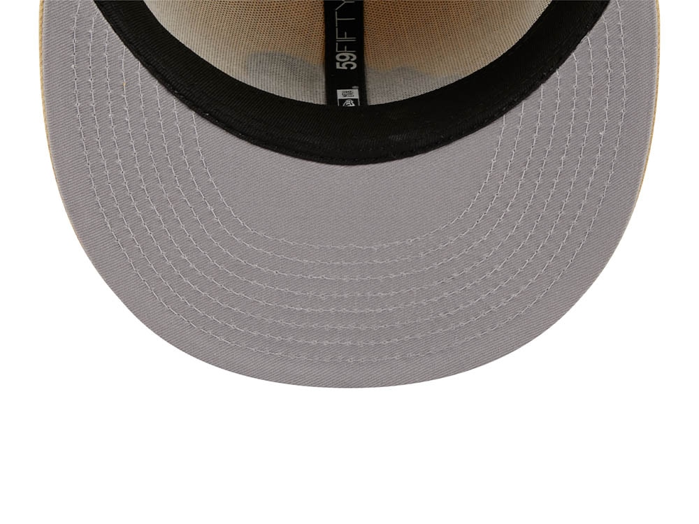 New Era Colorado Rockies 20th Anniversary Raffia Front Vegas Gold Edition 59Fifty Fitted Gorra