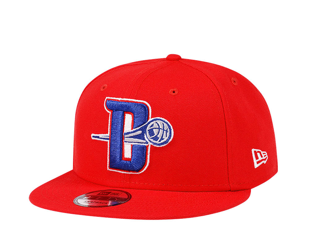 New Era Detroit Pistons Prime Red Edition 9Fifty Snapback Gorra