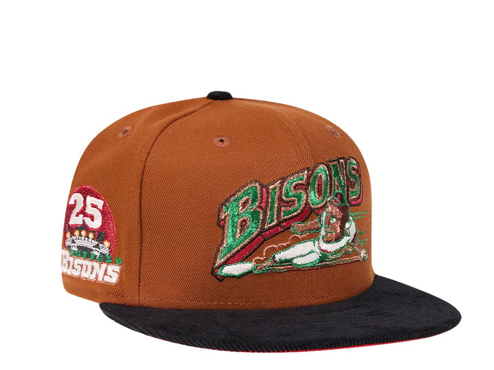 New Era Buffalo Bisons 25th Anniversary Italian Waffles Corduroy Prime Edition 59Fifty Fitted Gorra