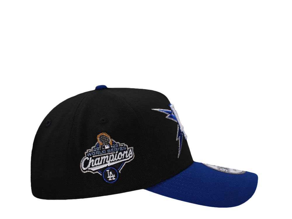 New Era Los Angeles Dodgers World Series Champions 2025 Black Two Tone Edition 9Forty A Frame Snapback Gorra