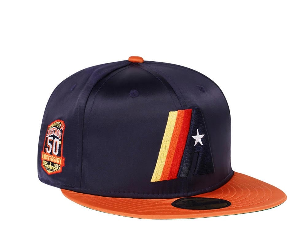 New Era Houston Astros 50th Anniversary Satin Elite 59Fifty Fitted Gorra