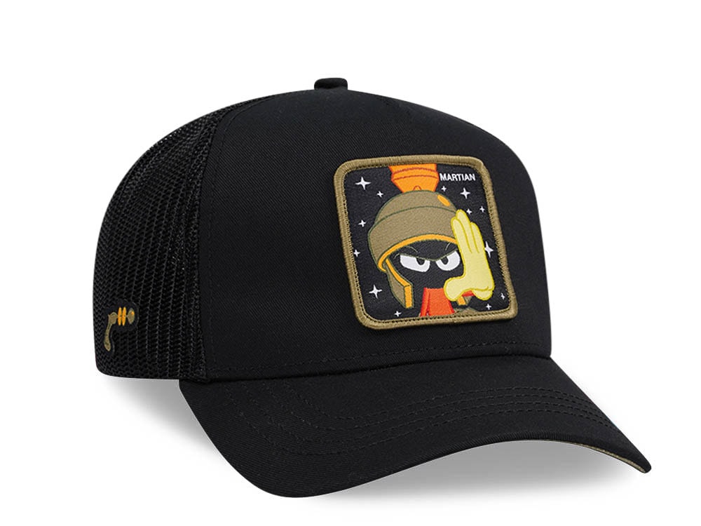 Capslab Looney Tunes Martian Black Trucker Snapback Gorra
