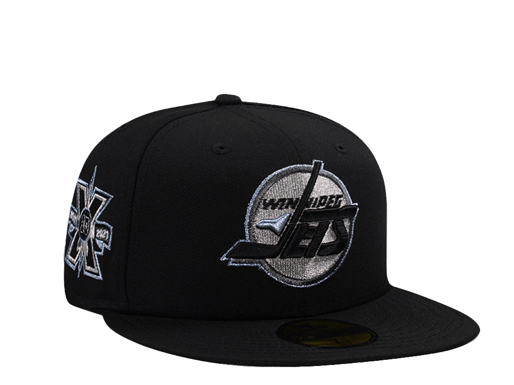 New Era Winnipeg Jets 10th Anniversary Black Prime Edition 59Fifty Fitted Gorra
