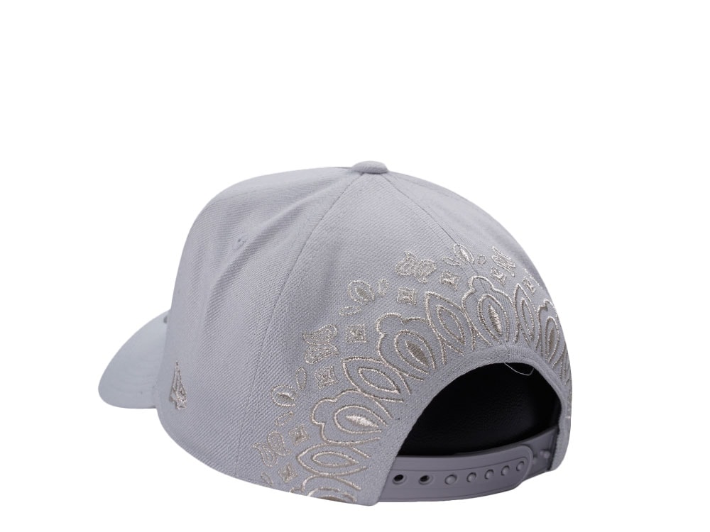 New Era Los Angeles Dodgers MLB Rear Arch Gray Edition 9Forty A Frame Snapback Gorra