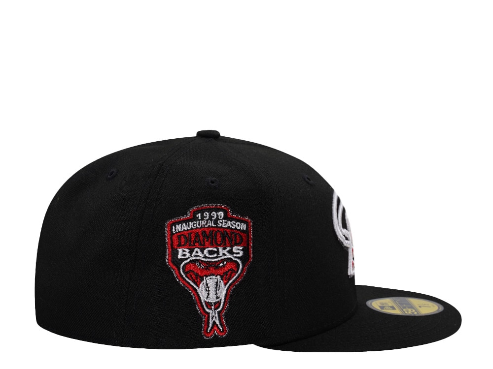 New Era Arizona Diamondbacks Inaugural Season 1998 Black Prime Edition 59Fifty Fitted Gorra
