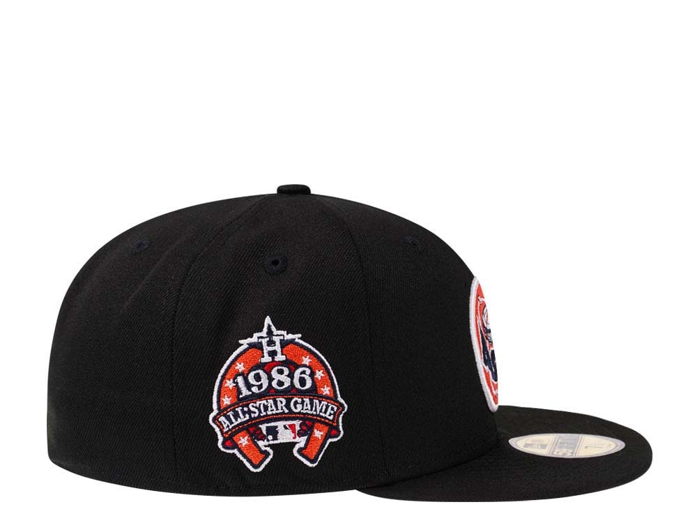 New Era Houston Astros All Star Game 1986 Black Prime Edition 59Fifty Fitted Gorra
