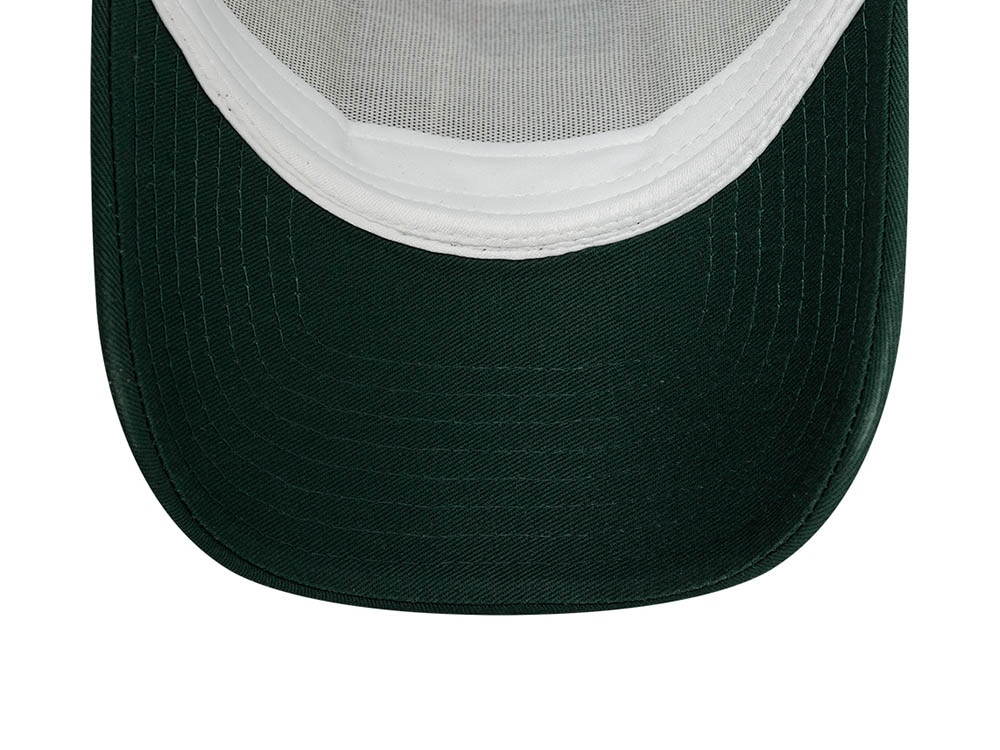 New Era California Patch Green Trucker A Frame Snapback Gorra
