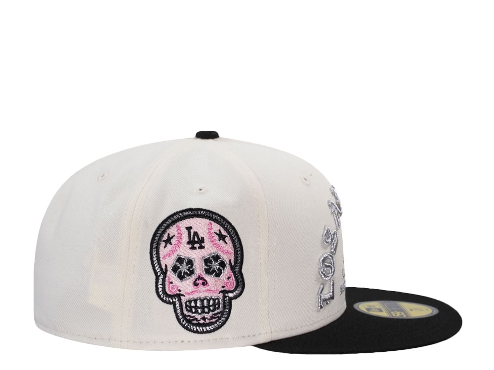 New Era Los Angeles Dodgers Skull Chrome Two Tone Edition 59Fifty Fitted Gorra