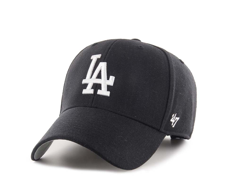47Brand Los Angeles Dodgers Classic Black and White Snapback Gorra