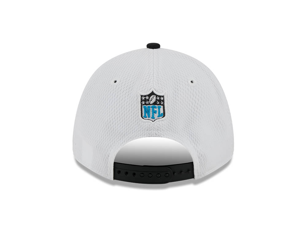 New Era Carolina Panthers NFL Sideline 2023 Black White  9Forty Snapback Gorra