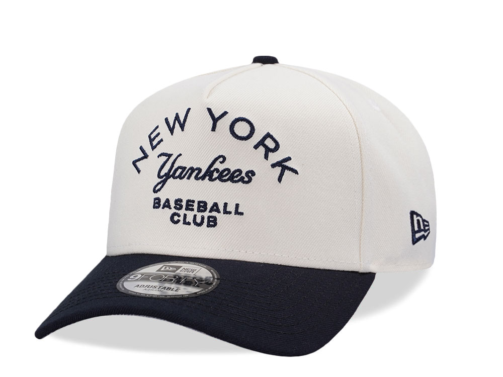 New Era New York Yankees Baseball Club Chrome Two Tone Edition 9Forty A Frame Snapback Gorra