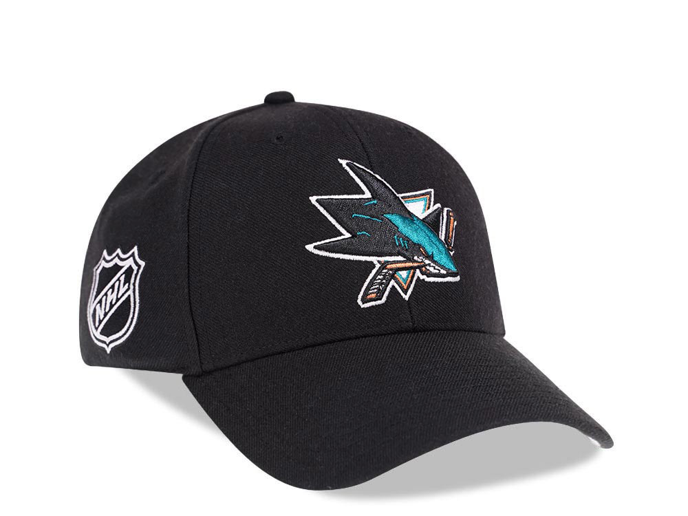 47Brand San Jose Sharks Classic Black Snapback Gorra