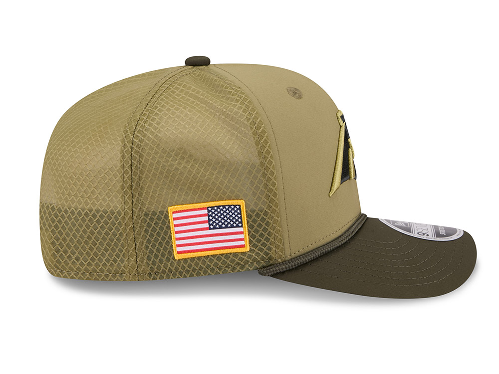 New Era Carolina Panthers Salute To Service 2025 9Seventy Snapback Gorra