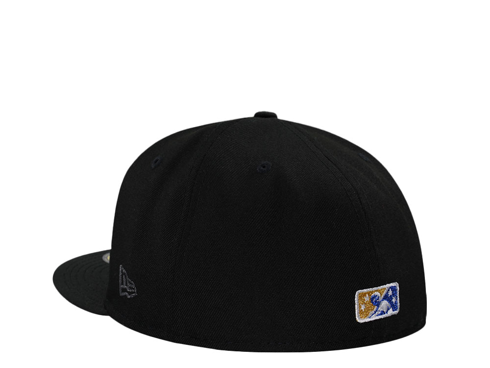 New Era Great Falls Electrics Metallic Blue Edition 59Fifty Fitted Gorra