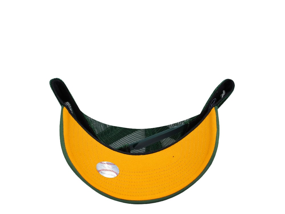 47Brand Oakland Athletics BCPTN World Series Dark Green Foam Champ Offside Trucker Snapback Gorra
