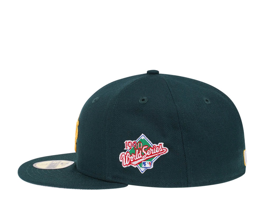 New Era Oakland Athletics World Series 1990 Dark Green Edition 59Fifty Fitted Gorra