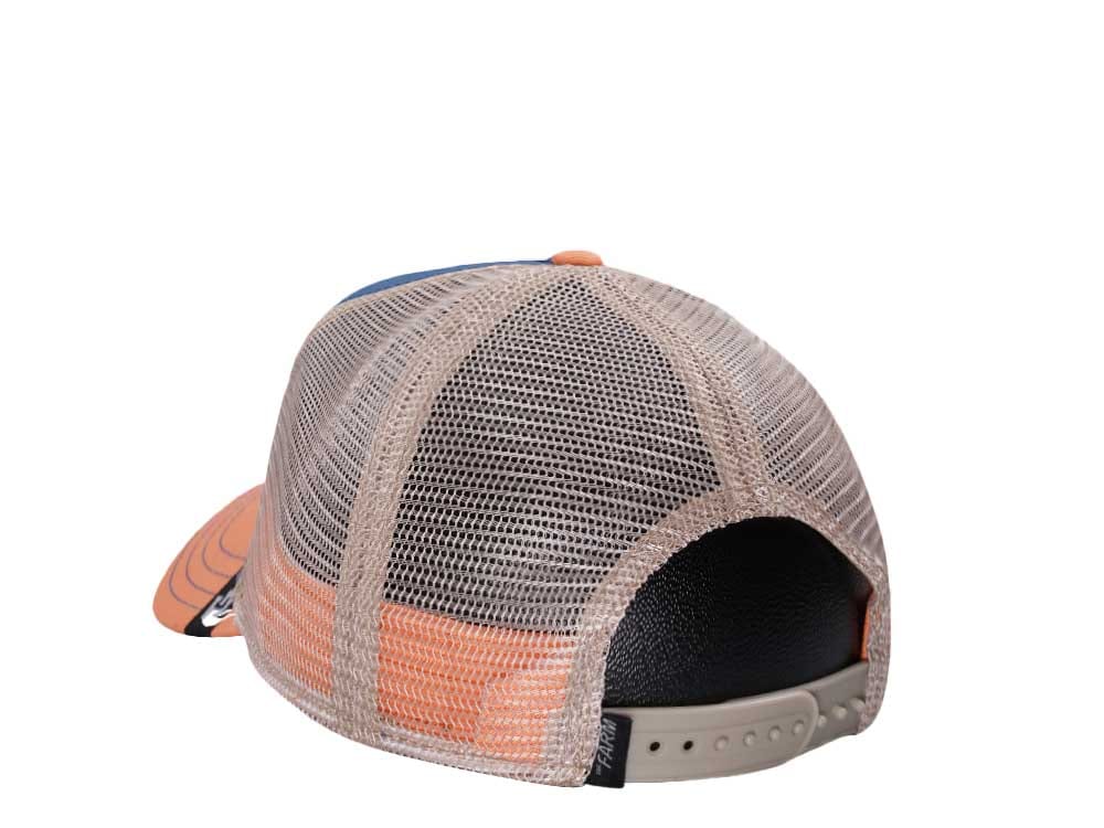 Goorin Bros Panther Blue Two Tone Trucker Snapback Gorra