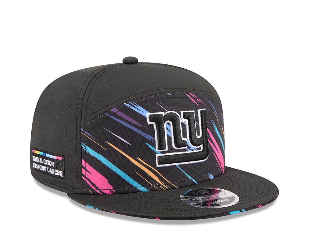 New Era New York Giants Crucial Catch 2026 Black Edition 9Fifty Split Panel Snapback Gorra