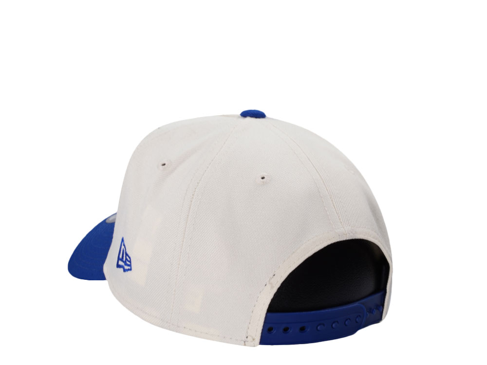 New Era Los Angeles Dodgers Bleed Blue Chrome Two Tone Edition 9Forty A Frame Snapback Gorra