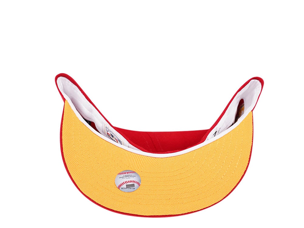 New Era Pittsburgh Pirates World Series 1925 Red and Yellow Edition 59Fifty Fitted Gorra