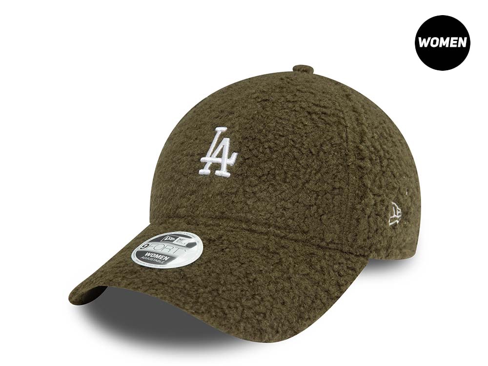 New Era Los Angeles Dodgers Borg Olive Womens 9Forty Snapback Gorra