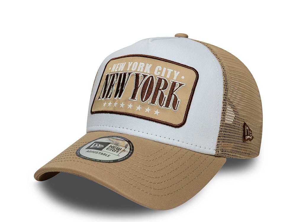 New Era New York City Patch 9Forty A Frame Trucker Snapback Gorra