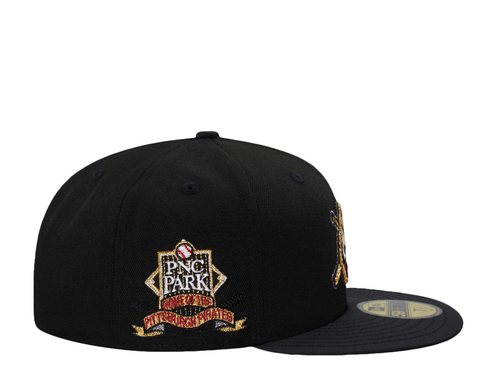 New Era Pittsburgh Pirates PNC Park Upside Black Prime Edition 59Fifty Fitted Gorra