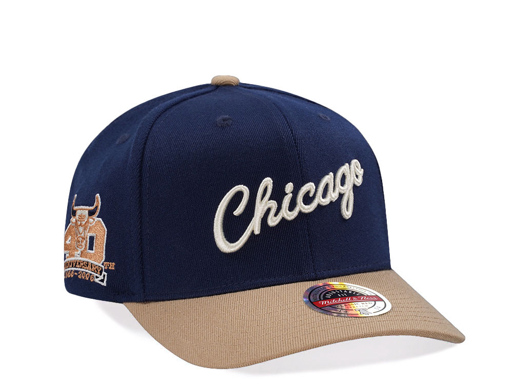 Mitchell & Ness Chicago Bulls Sand Storm Classic Red Stretch Snapback Gorra