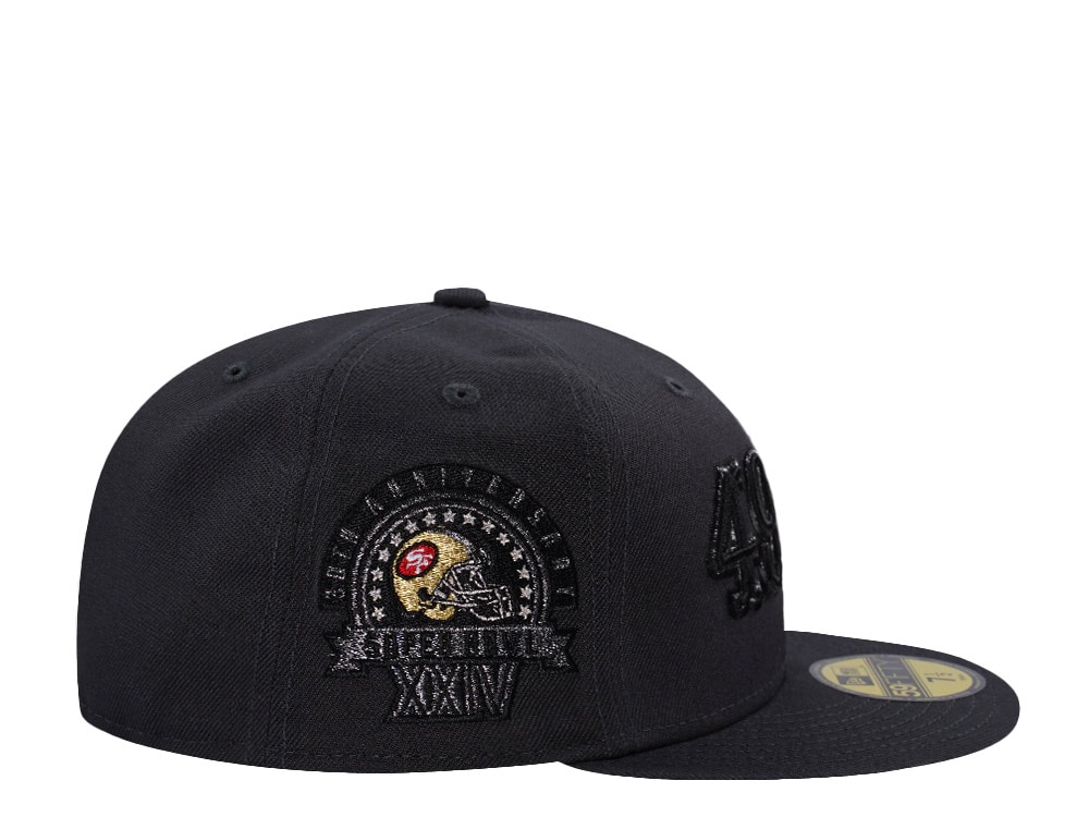 New Era San Francisco 49ers 30th Anniversary Gray Prime Edition 59Fifty Fitted Gorra