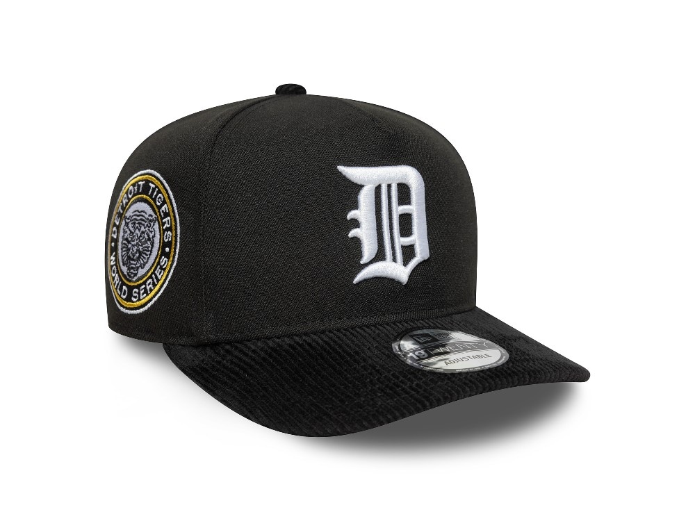 New Era Detroit Tigers Cooperstown Black Cord Visor 19Twenty Snapback Gorra
