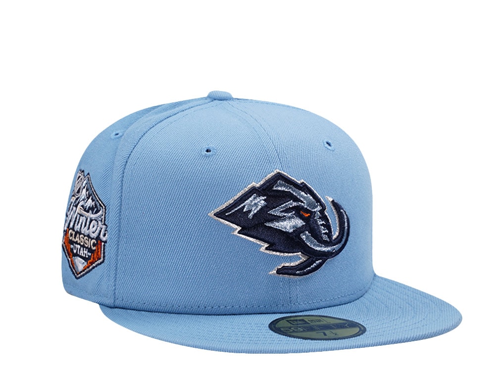 New Era Utah Mammoth Winter Classics 2026 Sky Blue Prime Edition 59Fifty Fitted Gorra