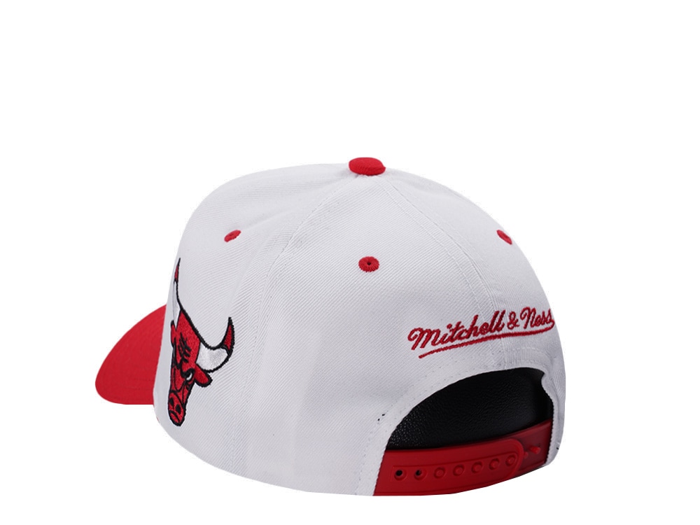 Mitchell & Ness Chicago Bulls NBA Playoffs 1996 Chrome Two Tone Editon Pro Crown Fit Snapback Gorra
