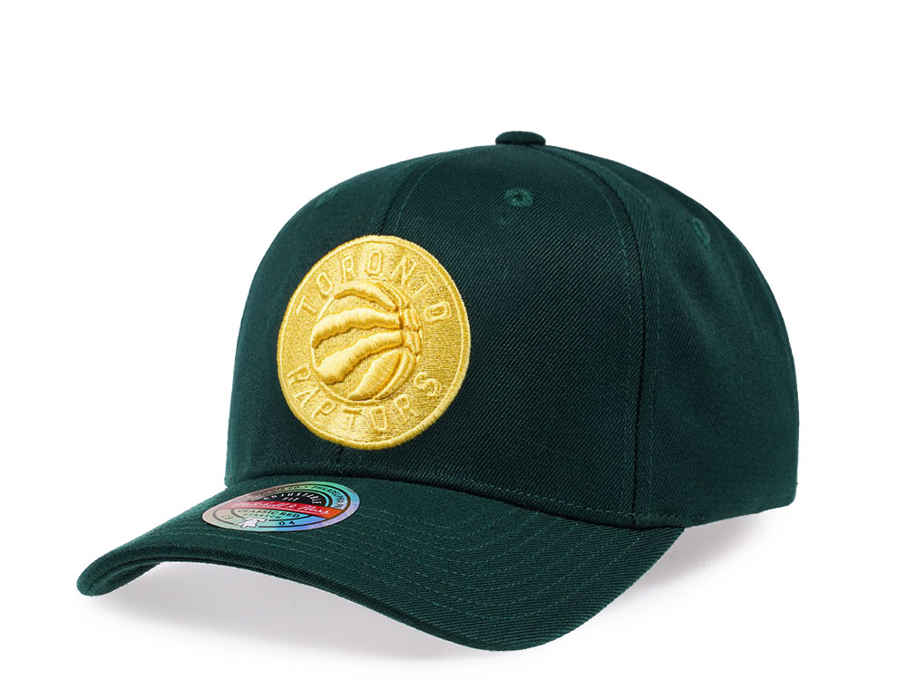 Mitchell & Ness Toronto Raptors Green Lime Red Line Flex Snapback Gorra