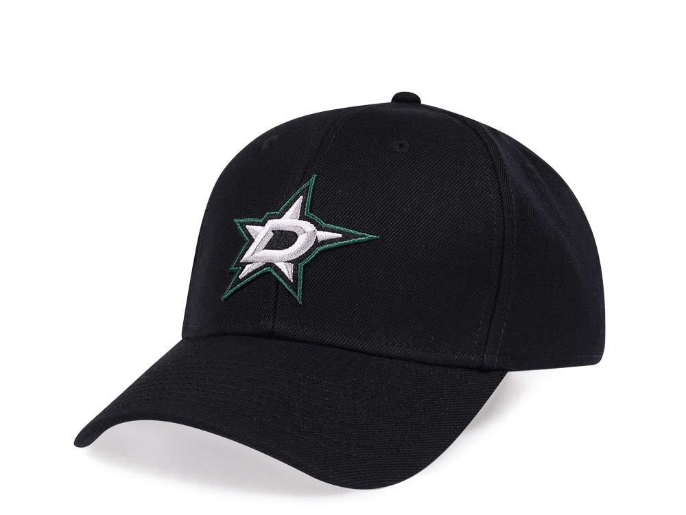 American Needle Dallas Stars Black Stadium Curved Snapback Gorra