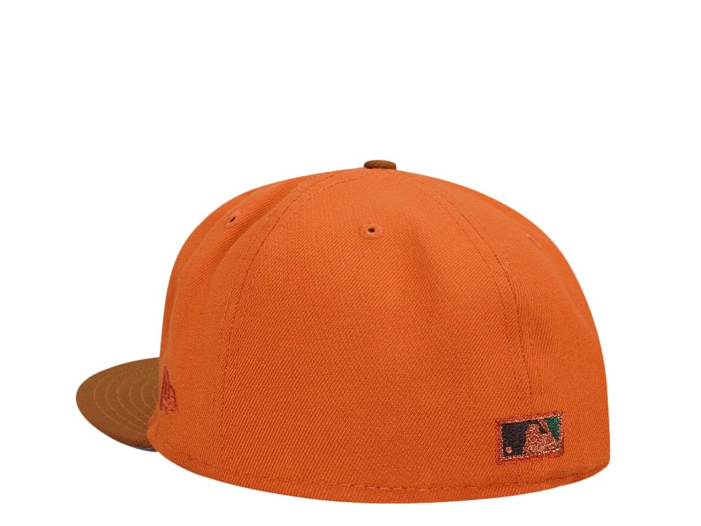 New Era Atlanta Braves All Star Game 2000 Golden Rust Two Tone Edition 59Fifty Fitted Gorra