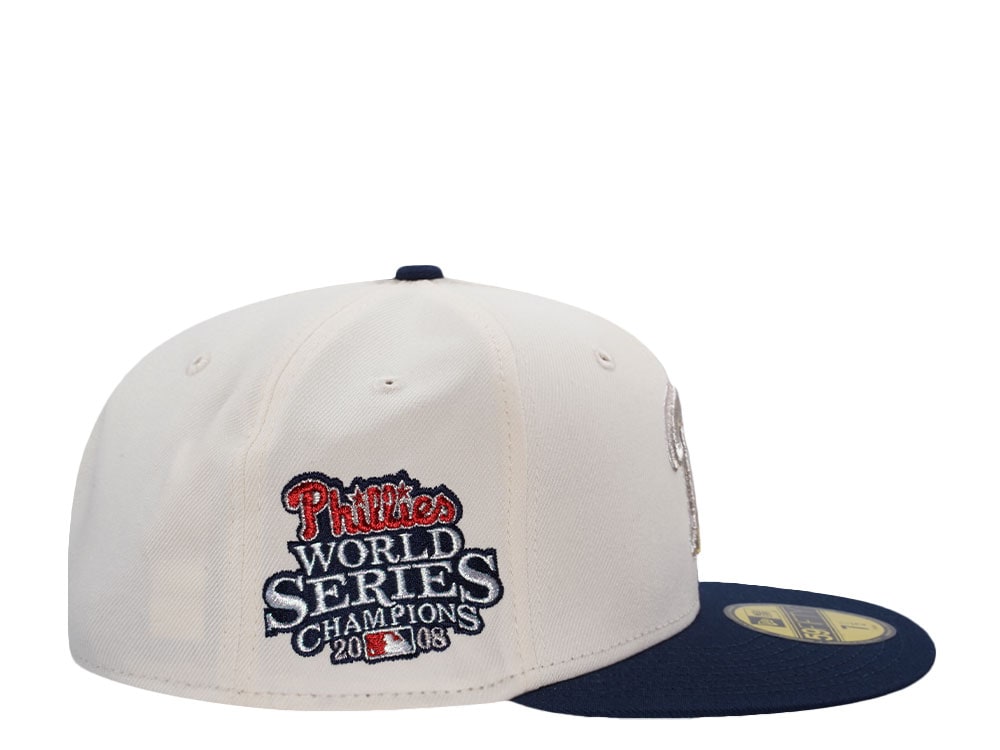 New Era Philadelphia Phillies World Series 2008 Chrome Two Tone Edition 59Fifty Fitted Gorra