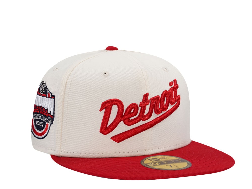 New Era Detroit Red Wings Stadium Series 2025 Chrome Two Tone Edition 59Fifty Fitted Gorra