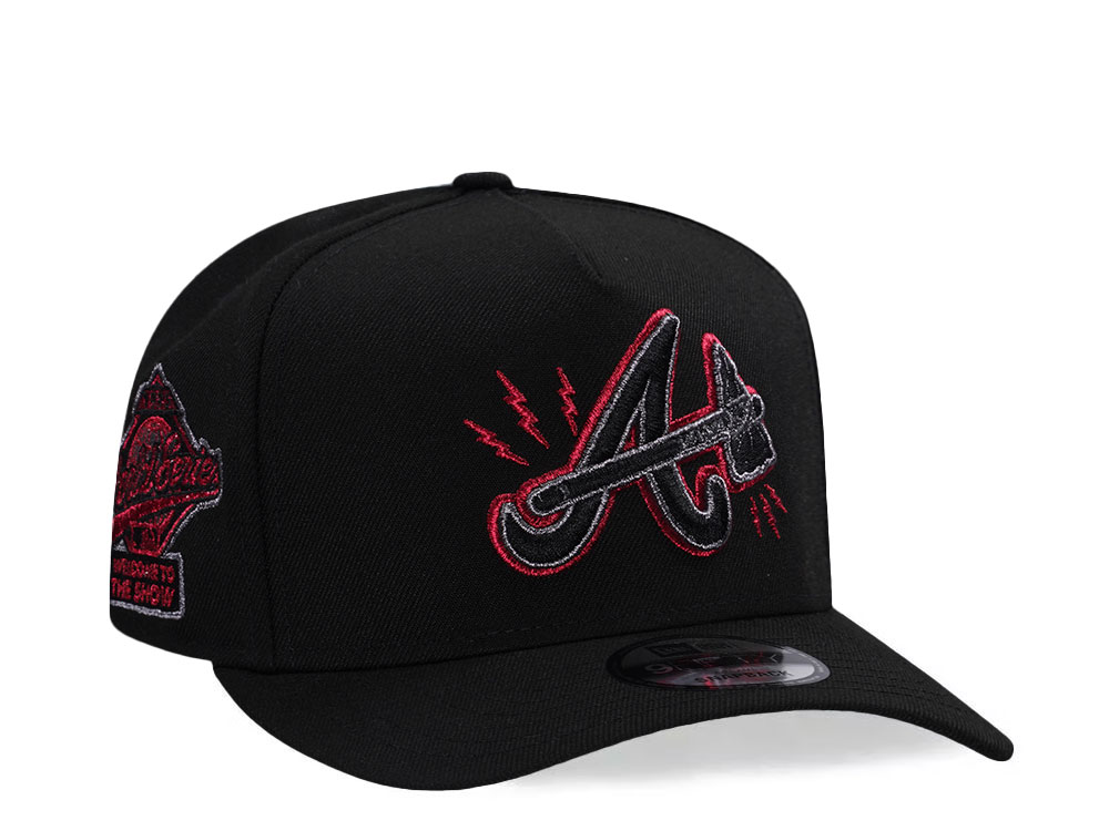 New Era Atlanta Braves World Series 1995 Black Edition 9Fifty A Frame Snapback Gorra