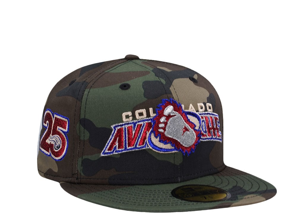 New Era Colorado Avalanche 25th Anniversary Camo Prime Edition 59Fifty Fitted Gorra
