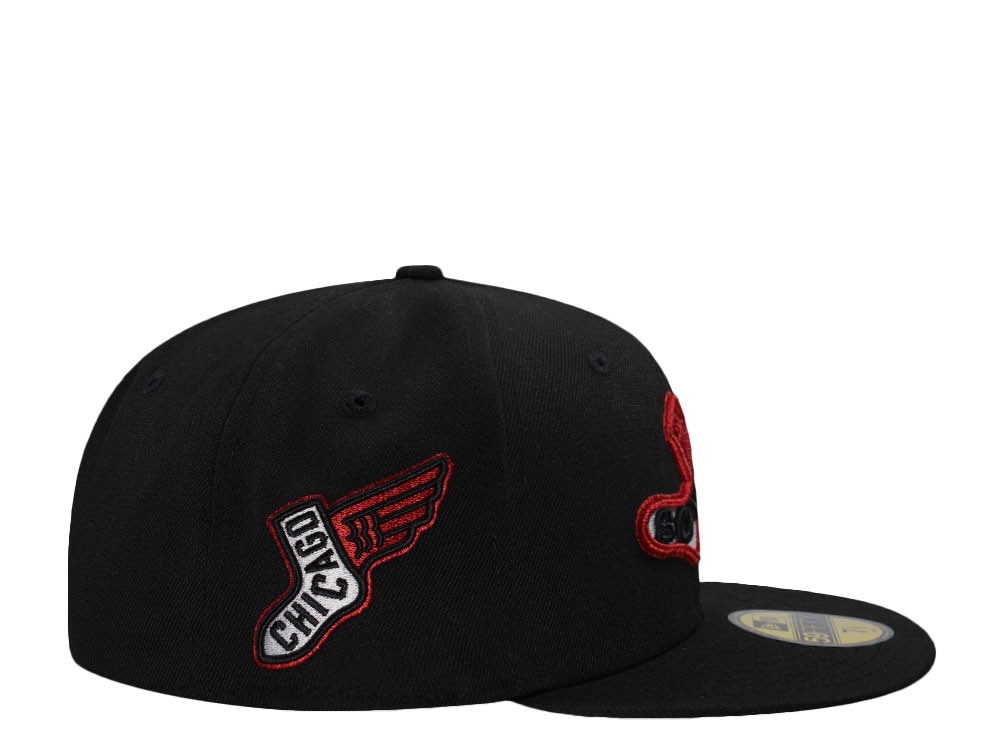 New Era Chicago White Sox City Connect Black Throwback Edition 59Fifty Fitted Gorra