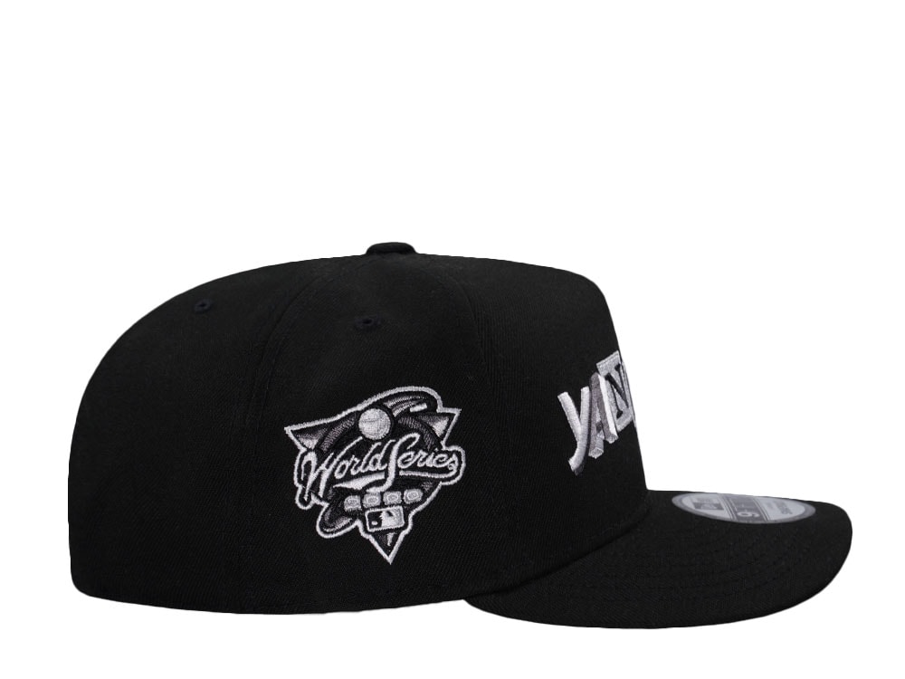 New Era New York Yankees World Series 2000 Black Metallic Edition 9Fifty A Frame Snapback Gorra