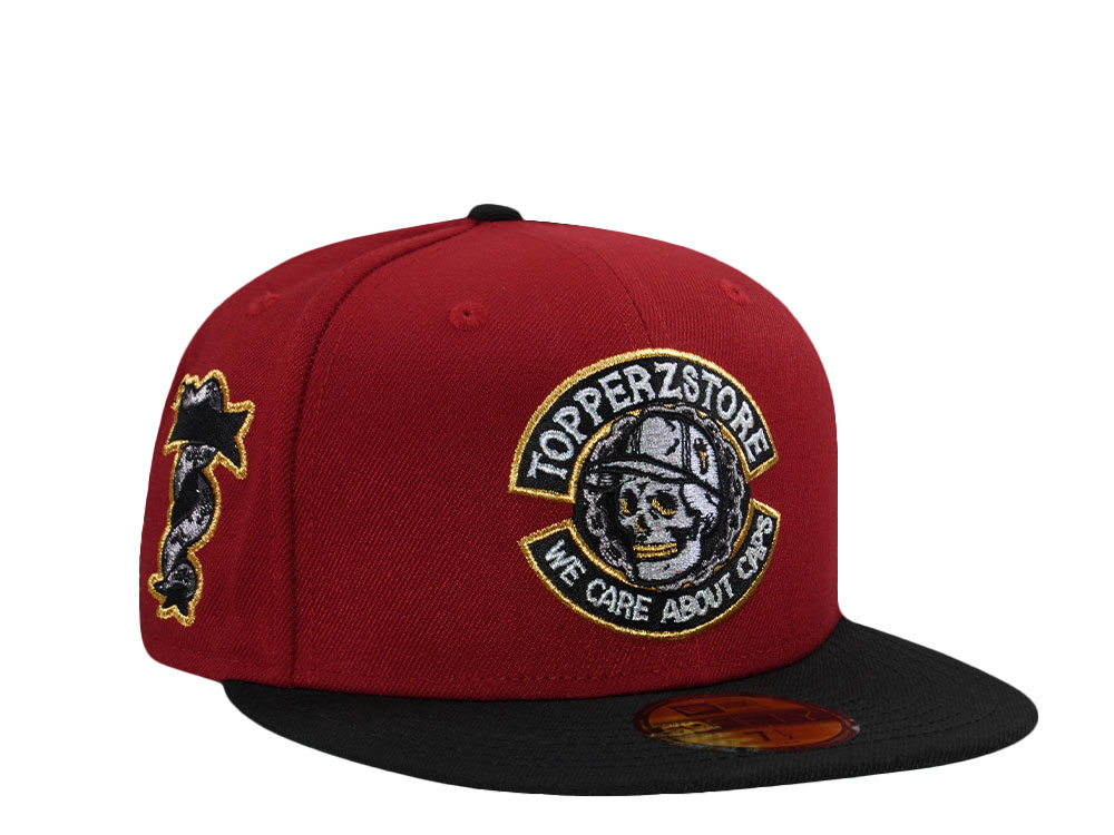 New Era Topperzstore Skull Inaugural Season 2017 Red Two Tone Edition 59Fifty Fitted Gorra